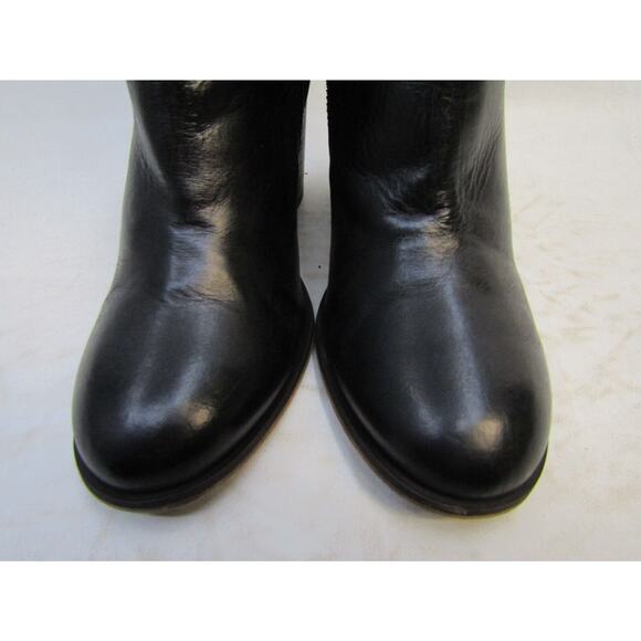 BP Womens Size 8 M Black Leather Zip Ankle Fashion Boots Bootie - Picture 6 of 11